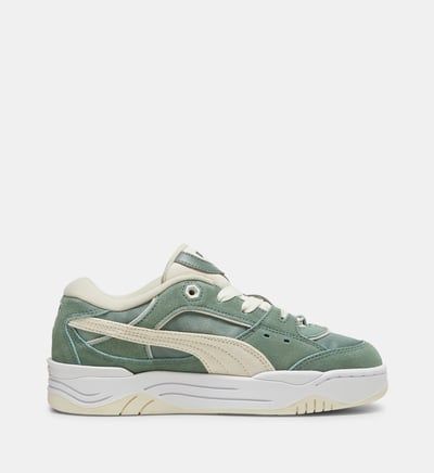 Puma - Baskets Basses 180 En Cuir - Vert - 37