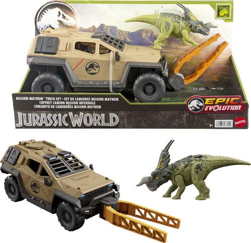 Mattel Jurassic World Mission Mayhem Truck Set [Collectables] Action Figure Figure Collectible