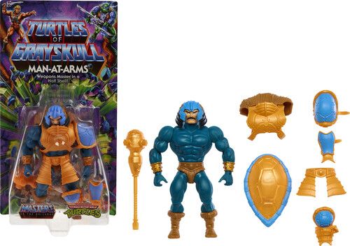 Mattel Masters Of The Universe: Origins Turtles Of Grayskull Man At Arms He Man Motu [Collectables] Action Figure Figure Collectible