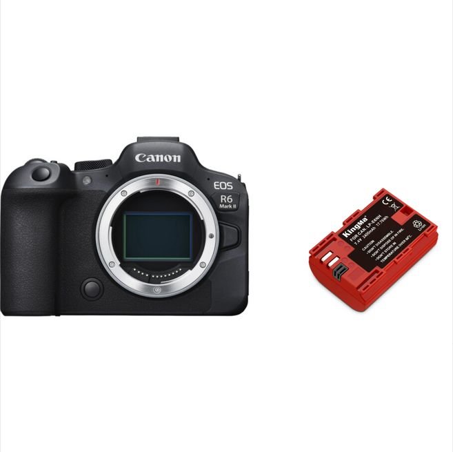 CANON EOS R6 II Body + Kingma Battery - vue 2
