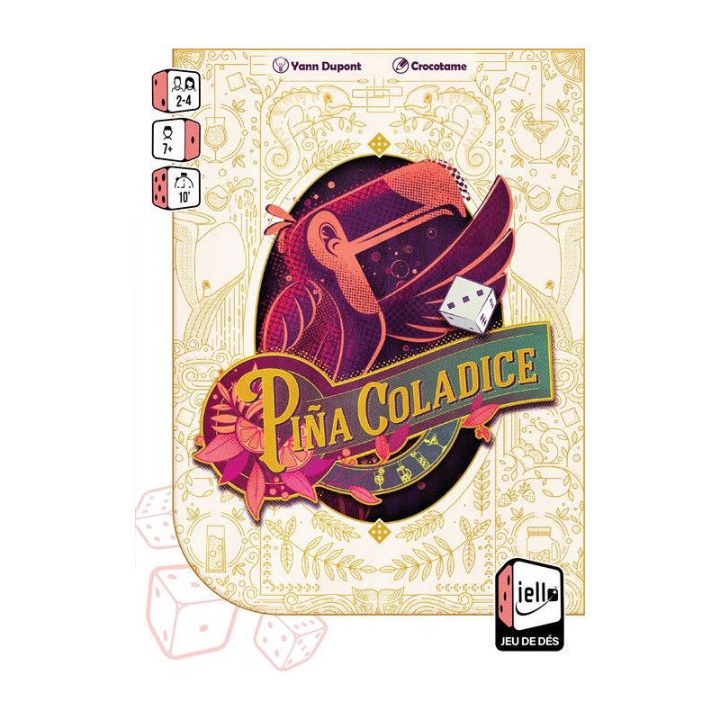 Jeu d'ambiance Iello Dés Piña Coladice Prix Fnac 2024 des Jeux de sociétés Famille - vue 2