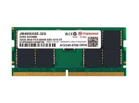 Transcend JetMemory JM4800ASE 16G module de mémoire 1 x DDR5 4800 MHz Neuf - vue 3