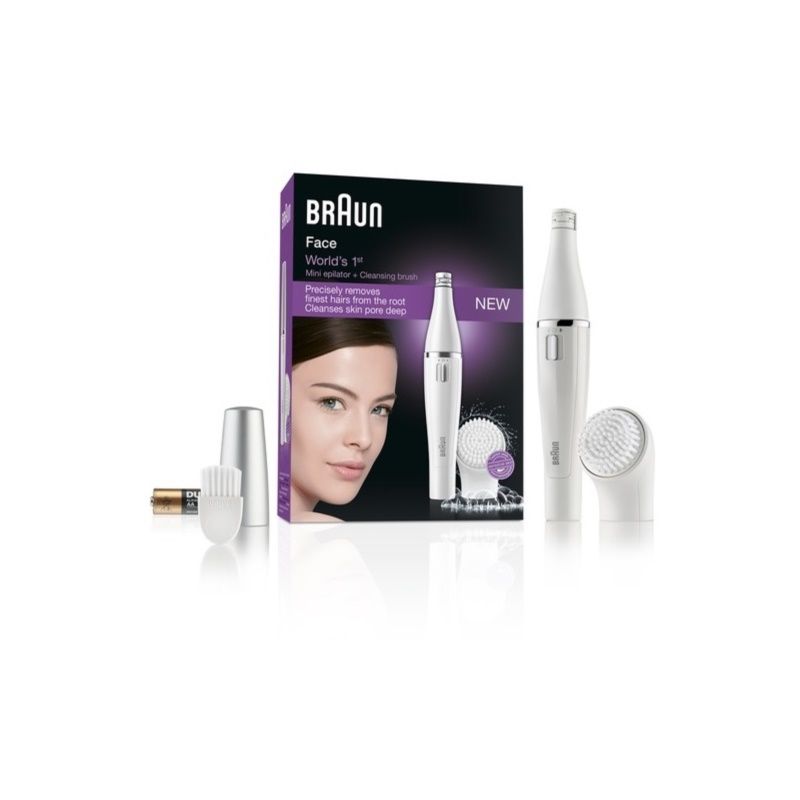 Braun Face 810 Épilateur Avec Une Brosse Nettoyante Visage