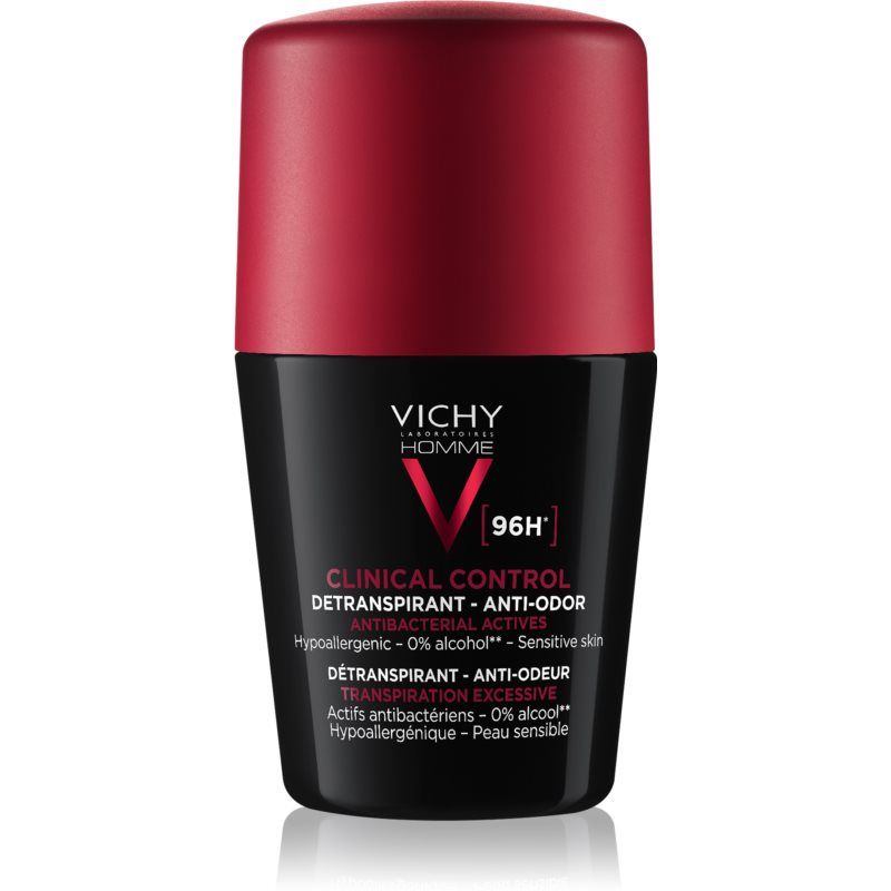 Déodorant Homme Détranspirant Anti odeur Clinical Control Vichy Laboratoires Le Roll on - vue 3