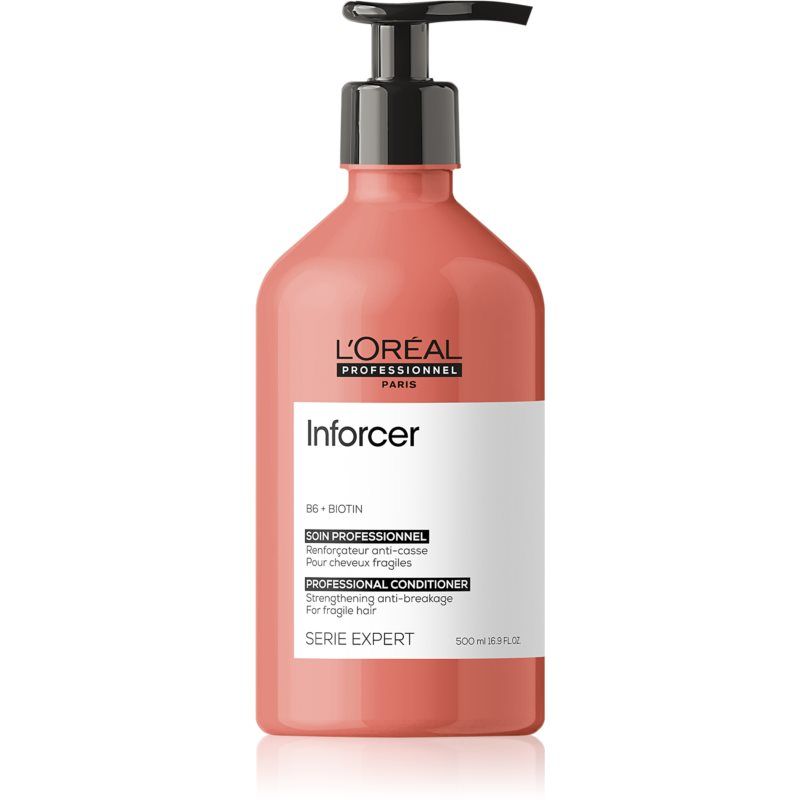 ?Oréal Professionnel Serie Expert Inforcer Après Shampoing Fortifiant Pour Cheveux Cassants Et Stressés 500 Ml