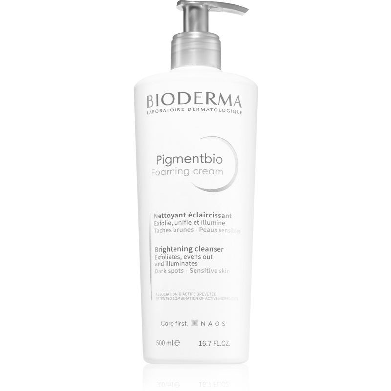 Bioderma Pigmentbio Foaming Cream Crème Nettoyante Anti Taches Brunes 500 Ml