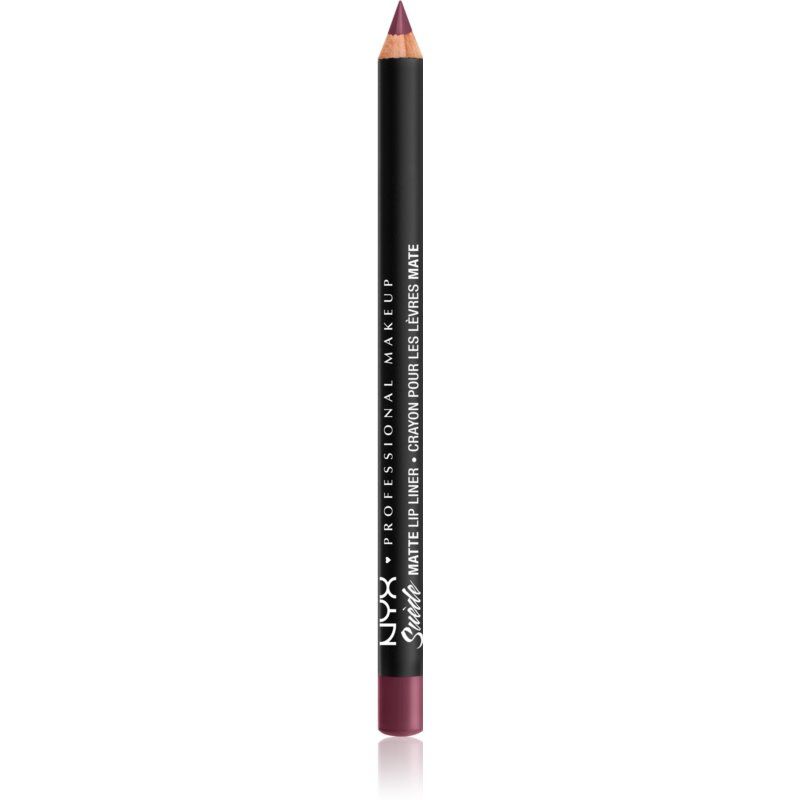 Nyx Professional Makeup Suede Matte Lip Liner Crayon À Lèvres Fini Mat Teinte 35 Prune 1 G