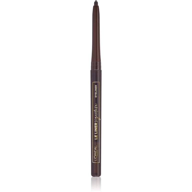 L?Oréal Paris Le Liner Signature Crayon Yeux Longue Tenue Teinte 03 Rouge Noir Angora