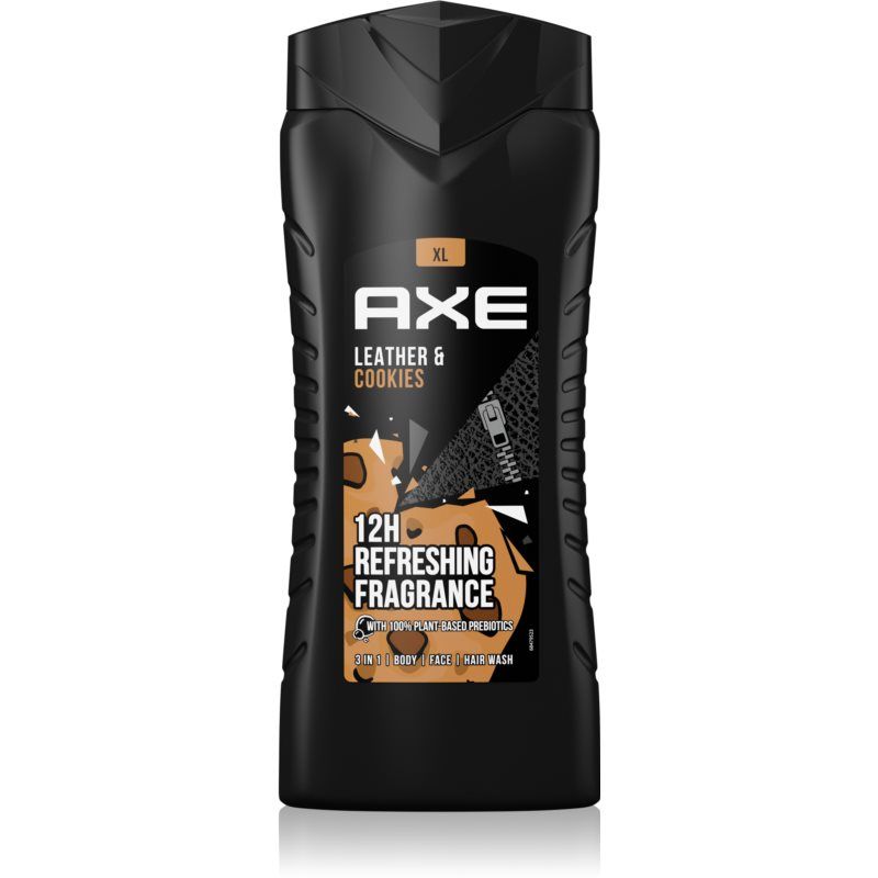 Axe Collision Leather + Cookies Gel De Douche Pour Homme 400 Ml