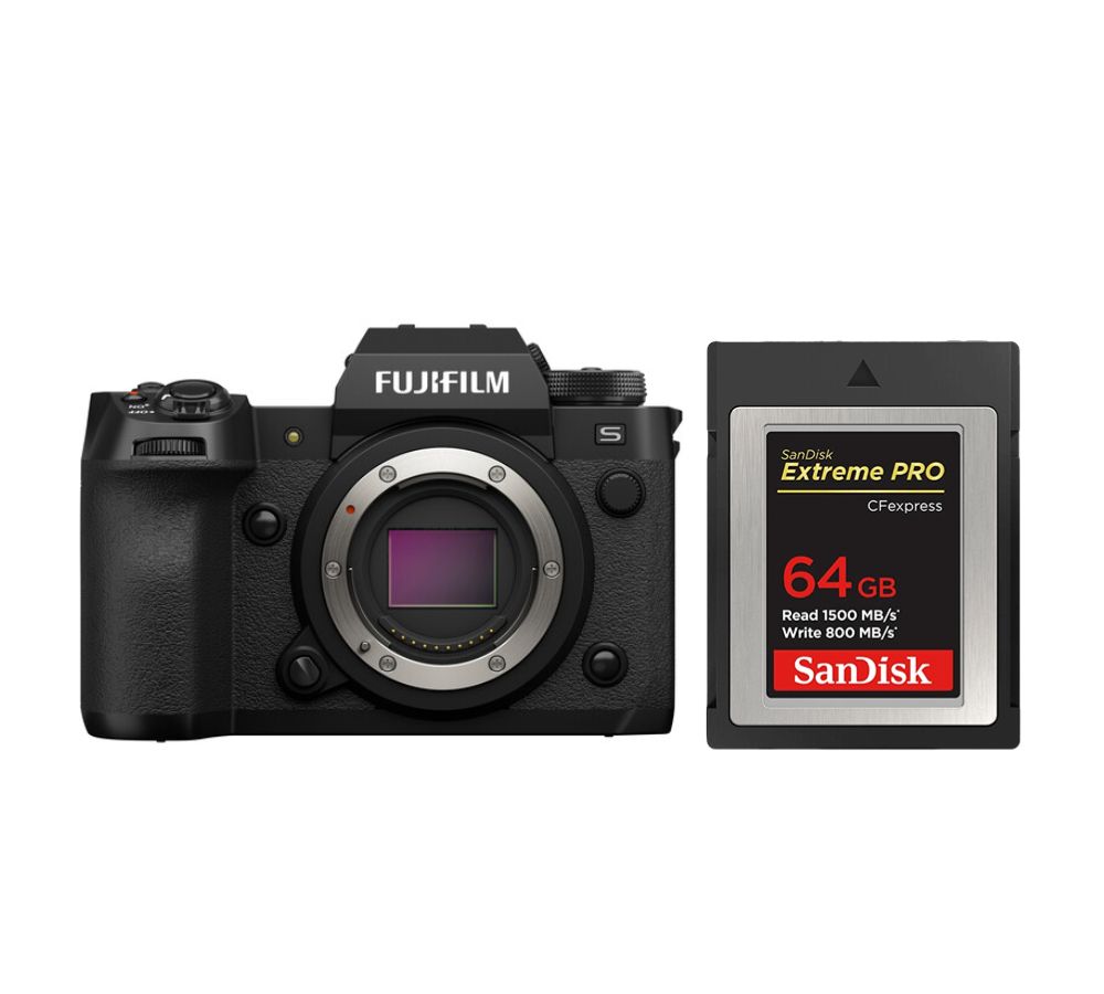 Boîtier FUJIFILM X H2S + Carte SanDisk Extreme Pro CF CFexpress Type B - vue 4