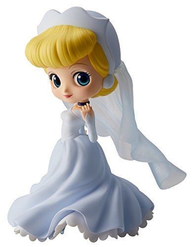 Figurine de Collection Cendrillon 14cm Robe Pastel Cinderella Série QPOSKET Banpresto Disn