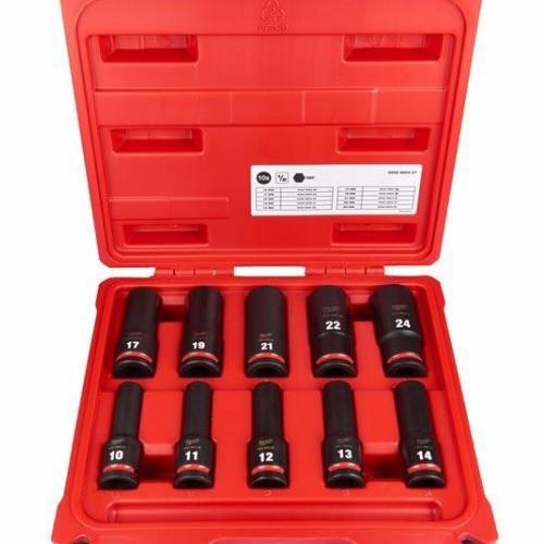 Set De 10 Douilles Shockwave 1/2 Milwaukee - 4932480457
