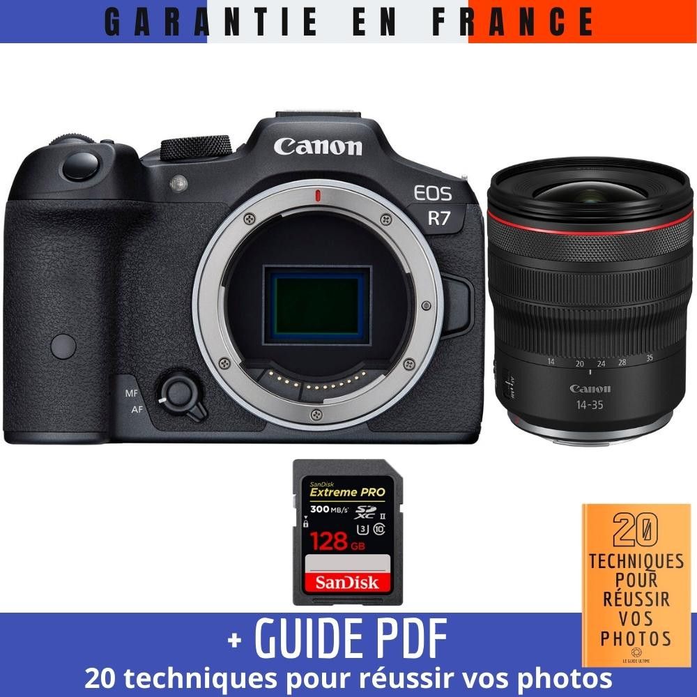 Canon EOS R7 + RF 14 35mm F4 IS USM + 1 SanDisk Extreme PRO UHS II SDXC 300 MB/ + Guide PDF 20 techniques pour r?ussir vos photos - vue 2