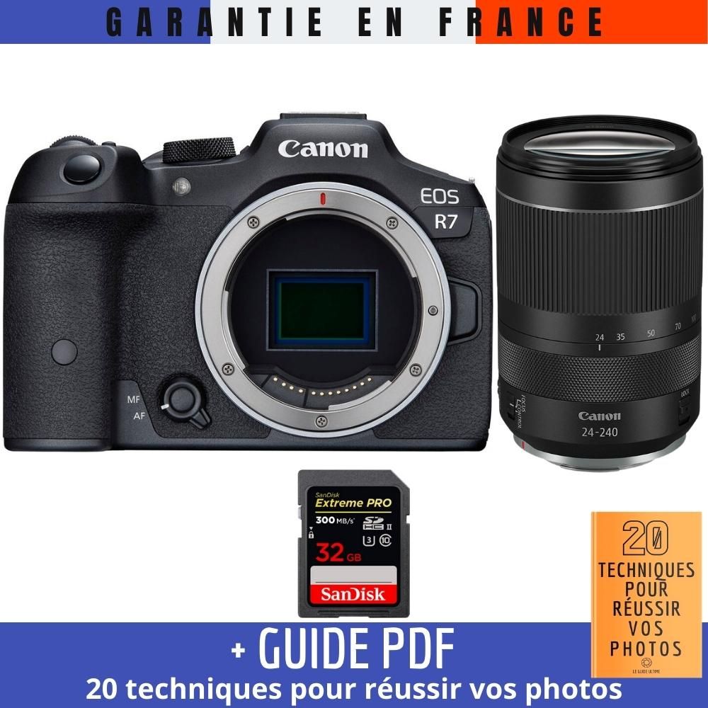 Canon EOS R7 + RF 24 240mm F4 6.3 IS USM + 1 SanDisk Extreme PRO UHS II SDXC 300 MB/ + Guide PDF 20 techniques pour r?ussir vos photos - vue 3