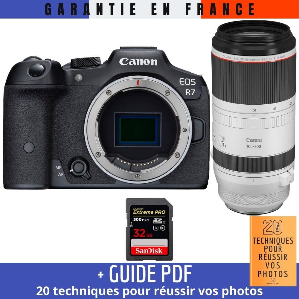 Canon EOS R7 + RF 100 500mm F4.5 7.1 IS USM + 1 SanDisk Extreme PRO UHS II SDXC 300 MB/ + Guide PDF 20 techniques pour r?ussir vos photos - vue 3