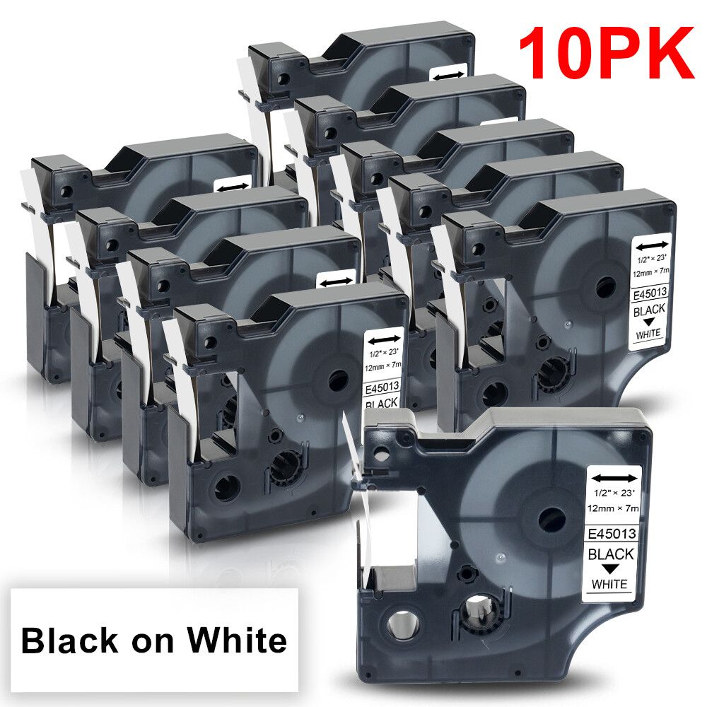 Étiqueteuse étiqueteuse Labelwell 6912mm pour Dymo D1 45013 40913 43613 45018 160 compatible avec Dymo étiquetmanager 280 100 étiqueteuse Type 10PK on 6mm - vue 3