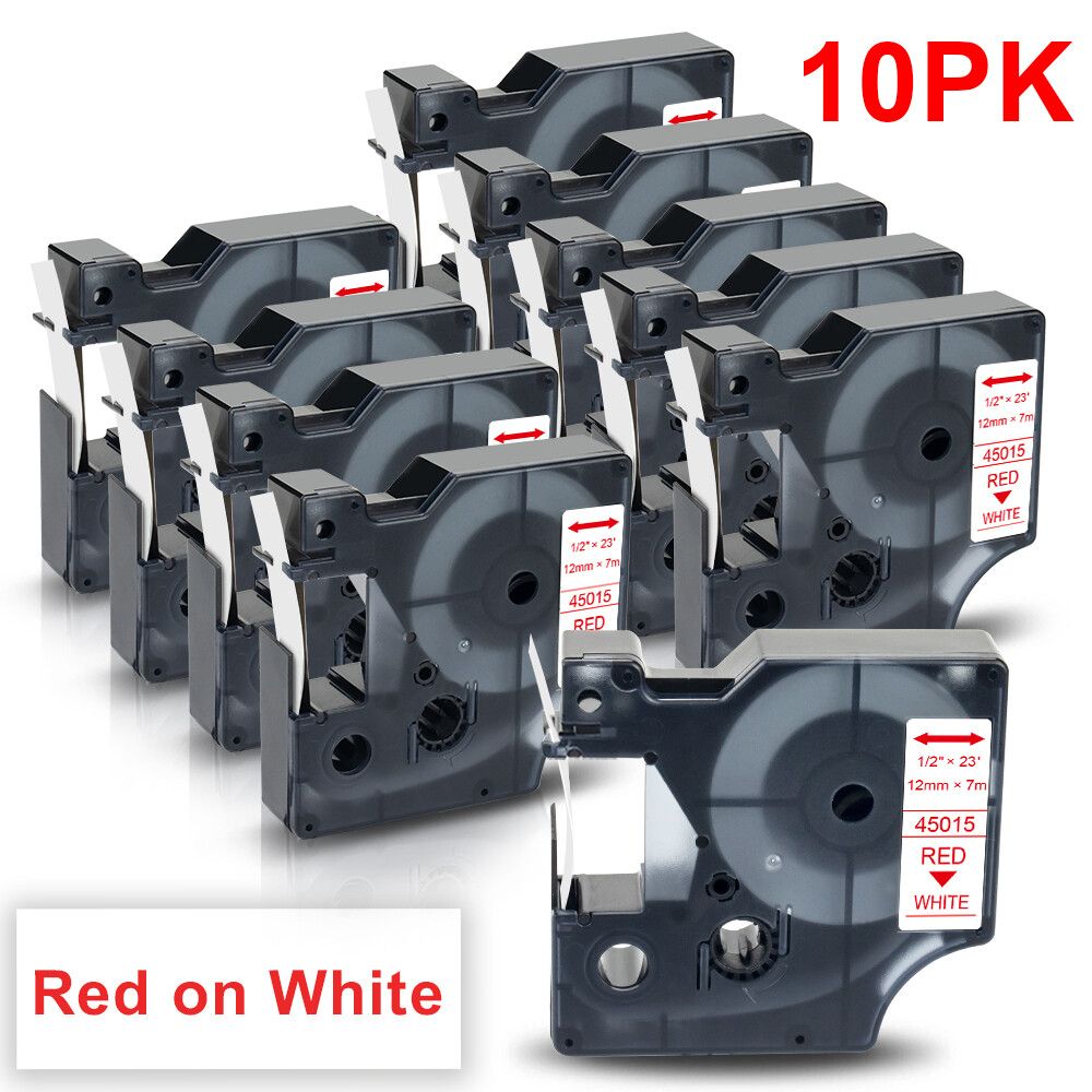 Étiqueteuse étiqueteuse Labelwell 6912mm pour Dymo D1 45013 40913 43613 45018 160 compatible avec Dymo étiquetmanager 280 100 étiqueteuse Type 10PK on 9mm - vue 6