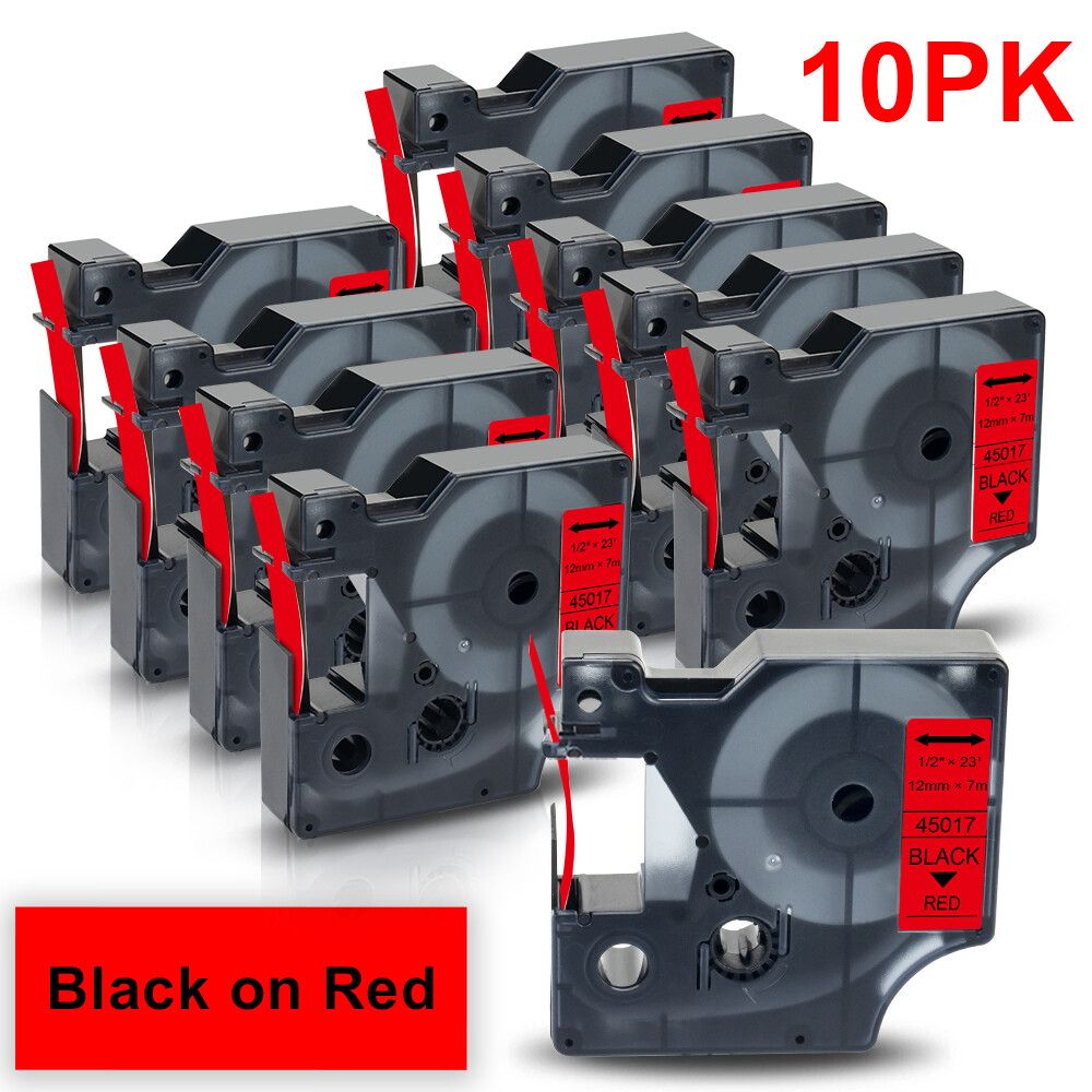 Étiqueteuse étiqueteuse Labelwell 6912mm pour Dymo D1 45013 40913 43613 45018 160 compatible avec Dymo étiquetmanager 280 100 étiqueteuse Type 10PK on 12mm - vue 7