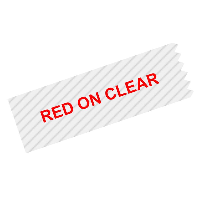 Ruban Fluorescent en plaveink pour imprimante Epson SK12P SK12D SK12Y SK12G pour modèle King SS12KW Compatible avec les étiqueteurs LabelWorks LW 300 et 400 Type on Clear 6mm