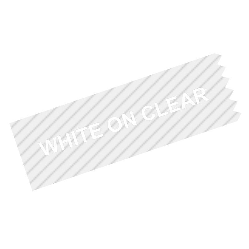 Ruban Fluorescent en plaveink pour imprimante Epson SK12P SK12D SK12Y SK12G pour modèle King SS12KW Compatible avec les étiqueteurs LabelWorks LW 300 et 400 Type on Clear 18mm - vue 3