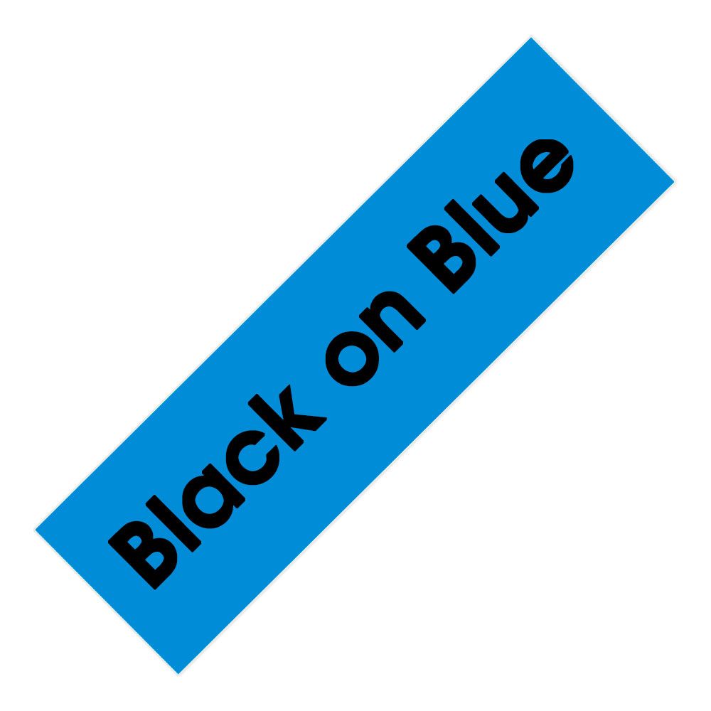 d'étiquette SS12KW pour Epson ST12KW SC12RW SC12YW SC12BW SS9KW SS6KW 6/9/12mm,ruban d'étiquettes pour Epson LW-400 300 étiqueteuse - Type Black on Blue-9mm