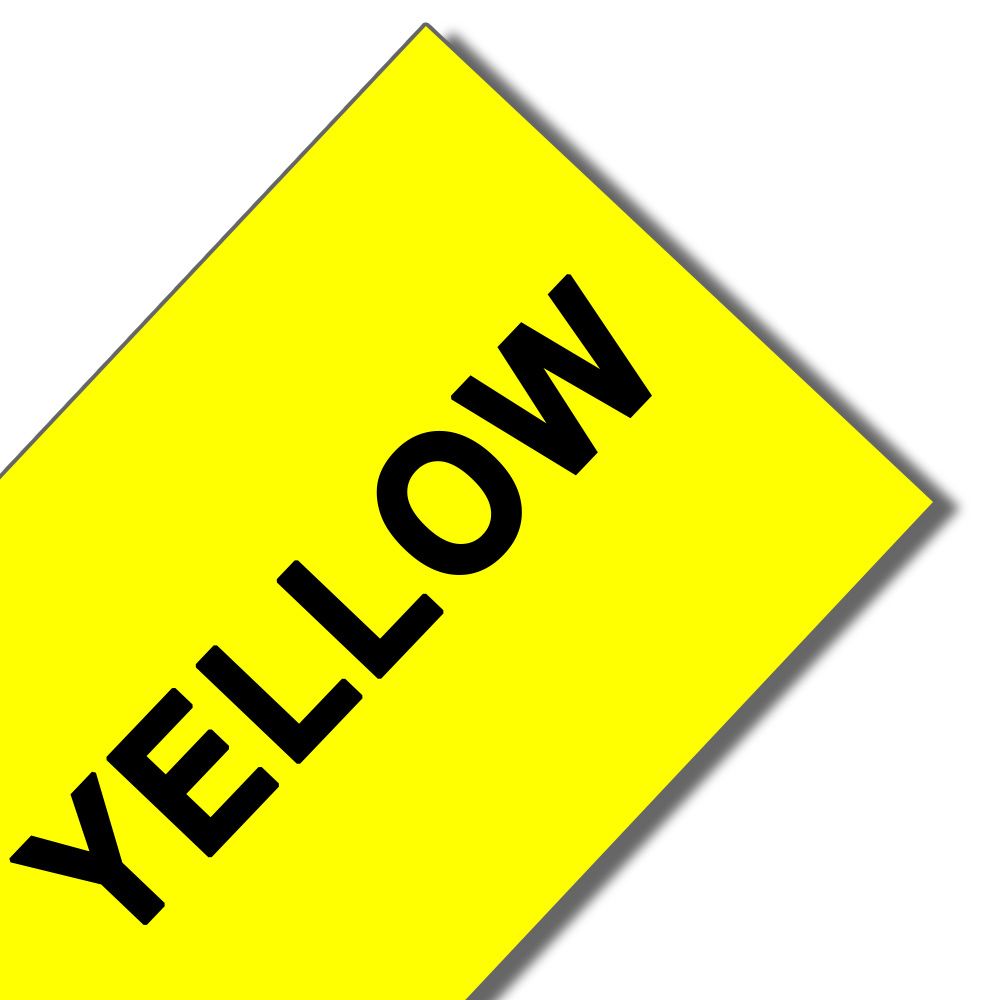 Étiqueteuse manuelle compatible avec Dymo D1 étiqueteuse ruban machine 45013 45010 45018 12 19 24mm 280 160 Type on Yellow 6mm