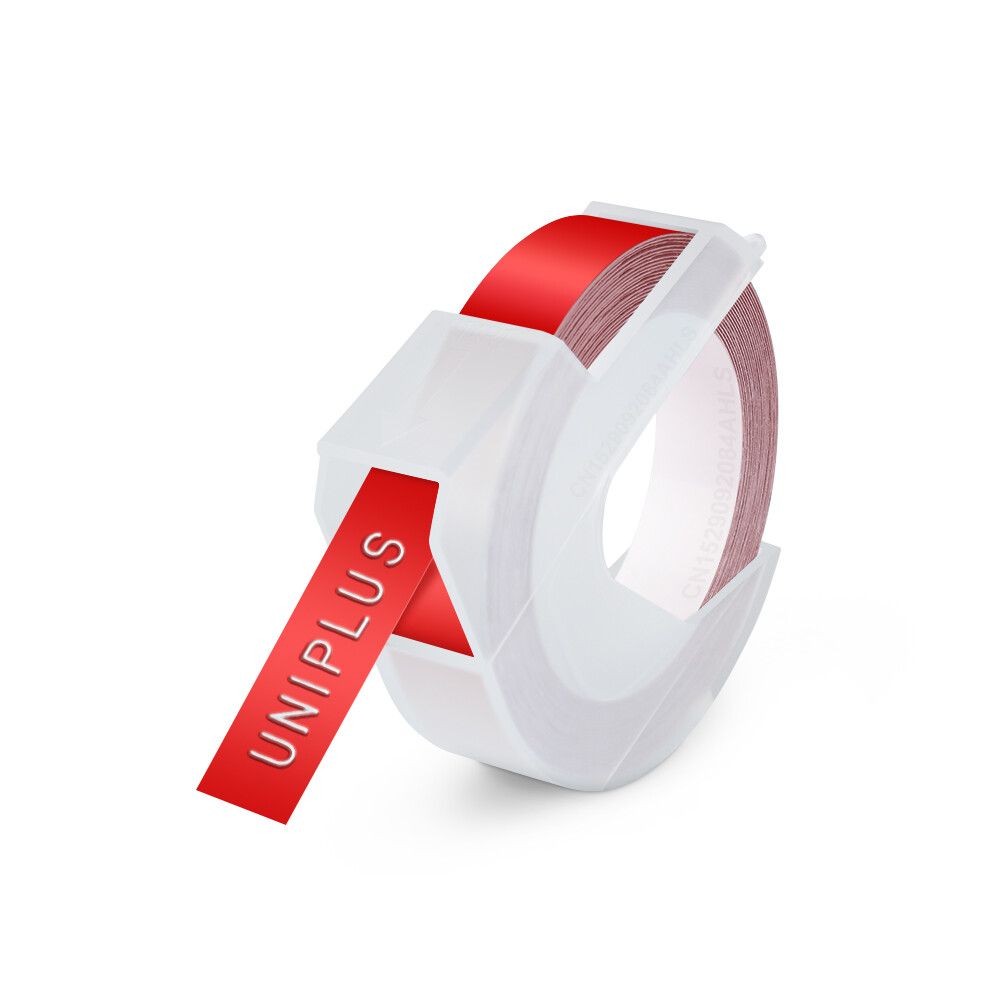 Ruban de gaufrage 3D pour étiqueteuse étiquette en plastique autocollant compatible avec Dymo Vopewriter Motex E101 B90 9mm 12965 1610 1540 1880 Type - vue 3