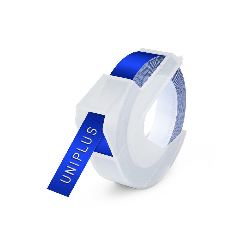Ruban de gaufrage 3D pour étiqueteuse étiquette en plastique autocollant compatible avec Dymo Vopewriter Motex E101 B90 9mm 12965 1610 1540 1880 Type - vue 2
