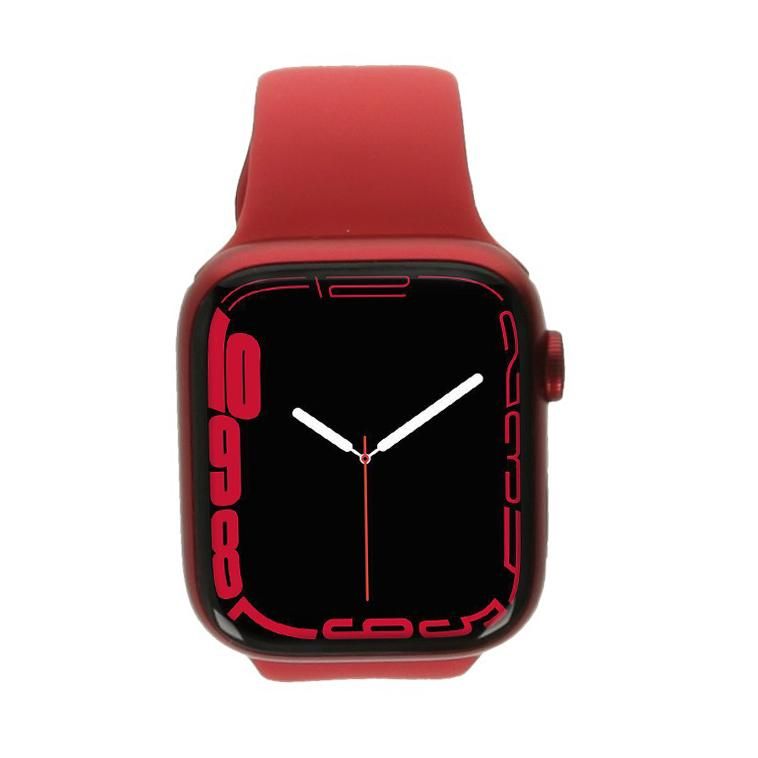 Apple Watch Series 7 Gps 41mm Aluminium Rouge Bracelet Sport Rouge