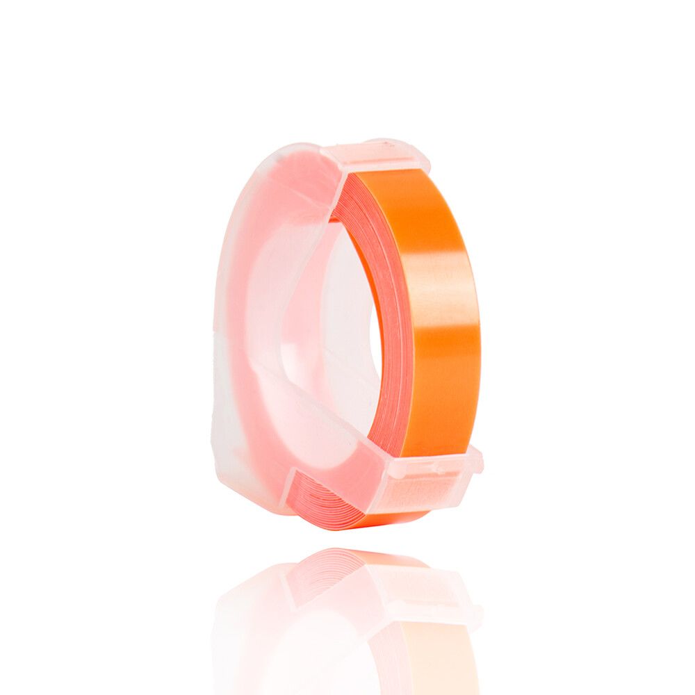 Ruban de gaufrage en plastique Dymo 3D étiquette en PVC DYMO 1610 12965 1880 1540 Motex E101 6mm 9mm 12mm 1 pièce Type Fluorescent 9mm