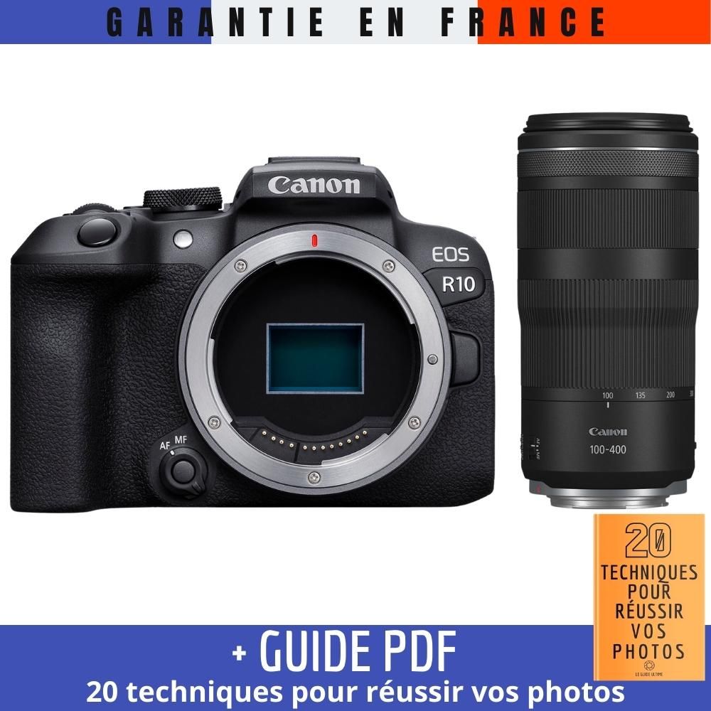 Canon EOS R10 + RF 100-400mm F5.6-8 IS USM + Guide PDF '20 TECHNIQUES POUR RÉUSSIR VOS PHOTOS