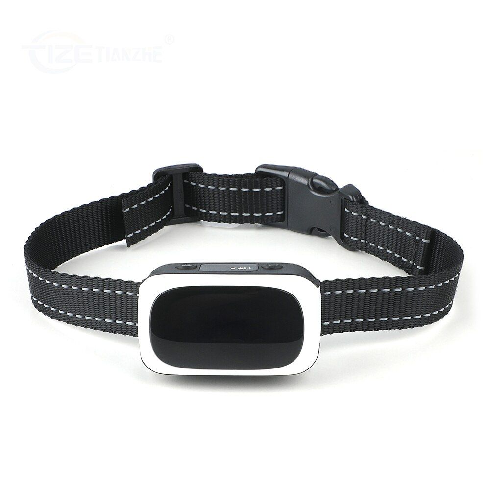 Le Noir - Collier Anti-Aboiement Pour Chiens, Rechargeable Par Usb, Étanche, Ultrasonique, Citronnelle