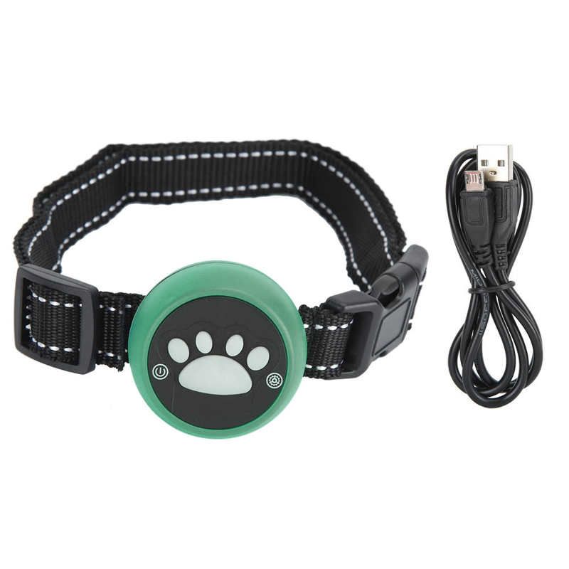 Vert - Collier Intelligent Anti Aboiement Pour Chien, Rechargeable, Étanche, Accessoire'entraînement Pour Animaux Domestiques