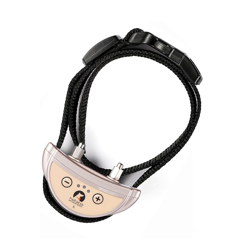 Or - Collier'entraînement Pour Chien, 1 Pièce, Original, Avec 1 À 5 Niveaux, Anti Aboiement, Bip, Choc Électrique, Réglable, En Nylon, Pour Animaux De Compagnie