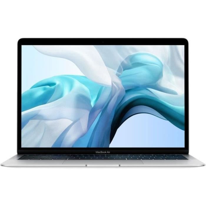 MacBook Air 13"Core i3 1,1 Ghz 8 Go 256 Go SSD Argent (2020) - Batterie Neuve - Reconditionné - Etat correct