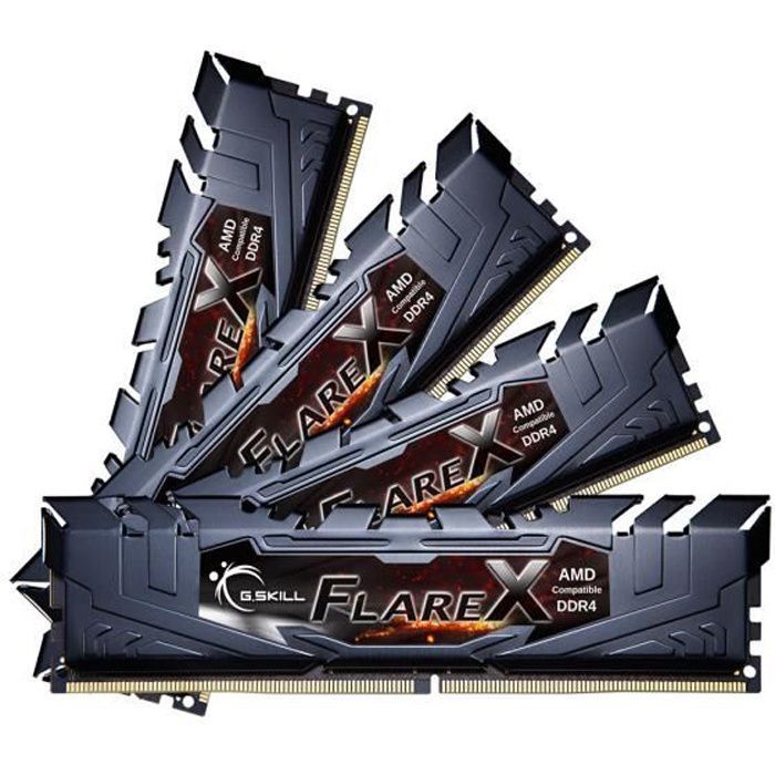 G.Skill Flare X for AMD F4 3200C16Q 32GFX module de mémoire 4 x 8 Go DDR4 3200 MHz Neuf - vue 4