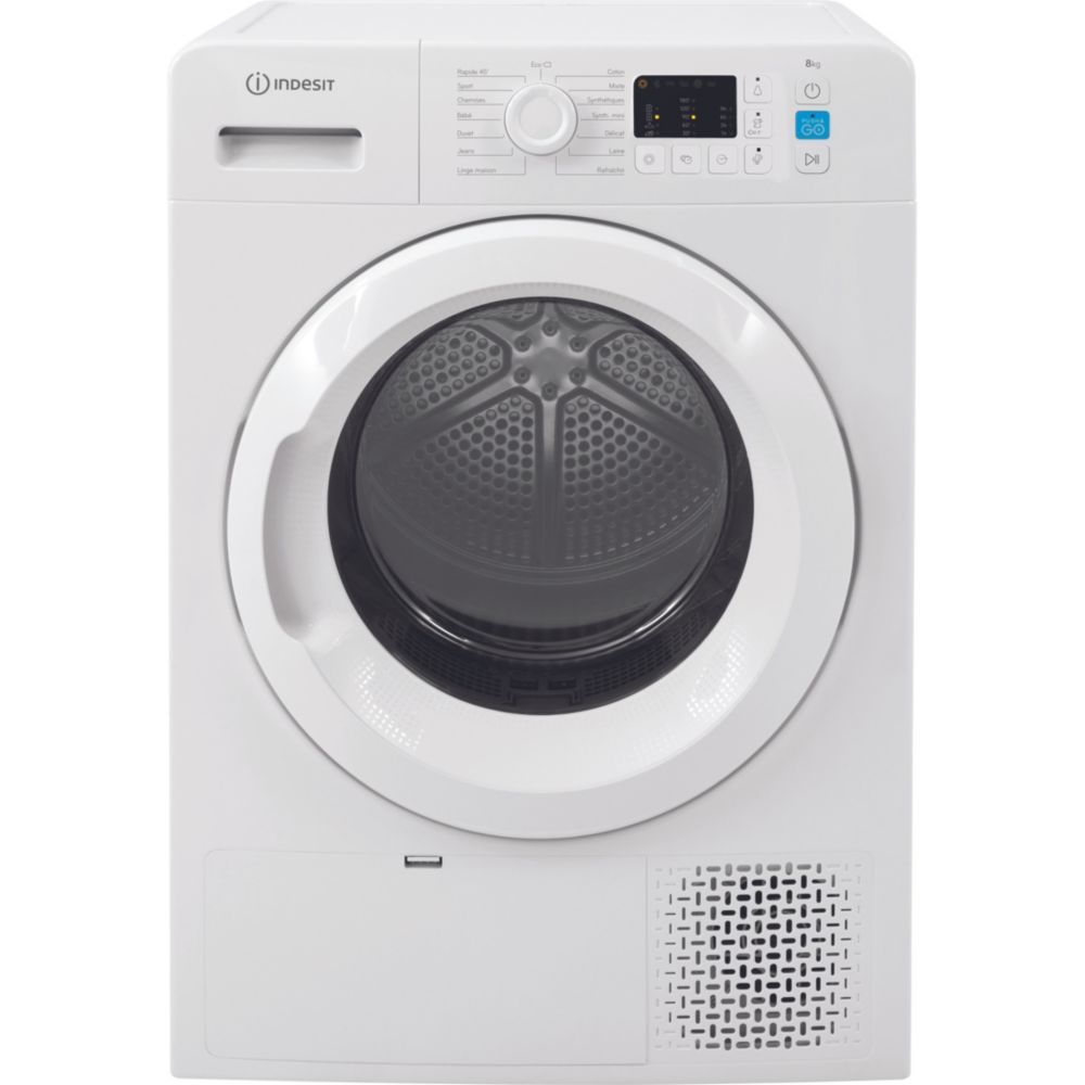 INDESIT Sèche linge 60 cm 8 kg condenseur avec pompe à chaleur YTNM1081FR - vue 4
