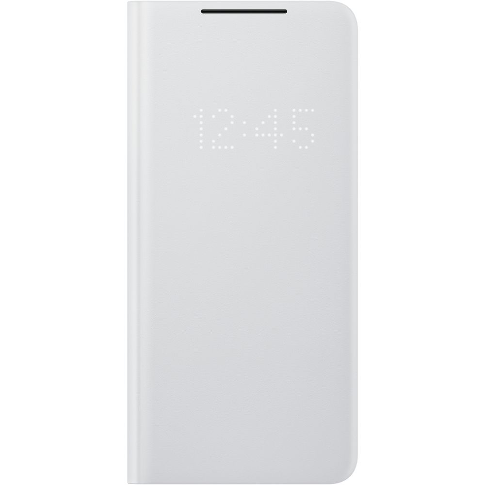 Samsung Smart Led View Cover Ef-Ng998 - Protection À Rabat Pour Téléphone Portable - Gris Clair - Pour Galaxy S21 Ultra 5g