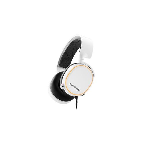 Steelseries Arctis 5 - 2019 Edition - Micro-Casque - Circum-Aural - Filaire - Usb, Jack 3,5Mm - Blanc