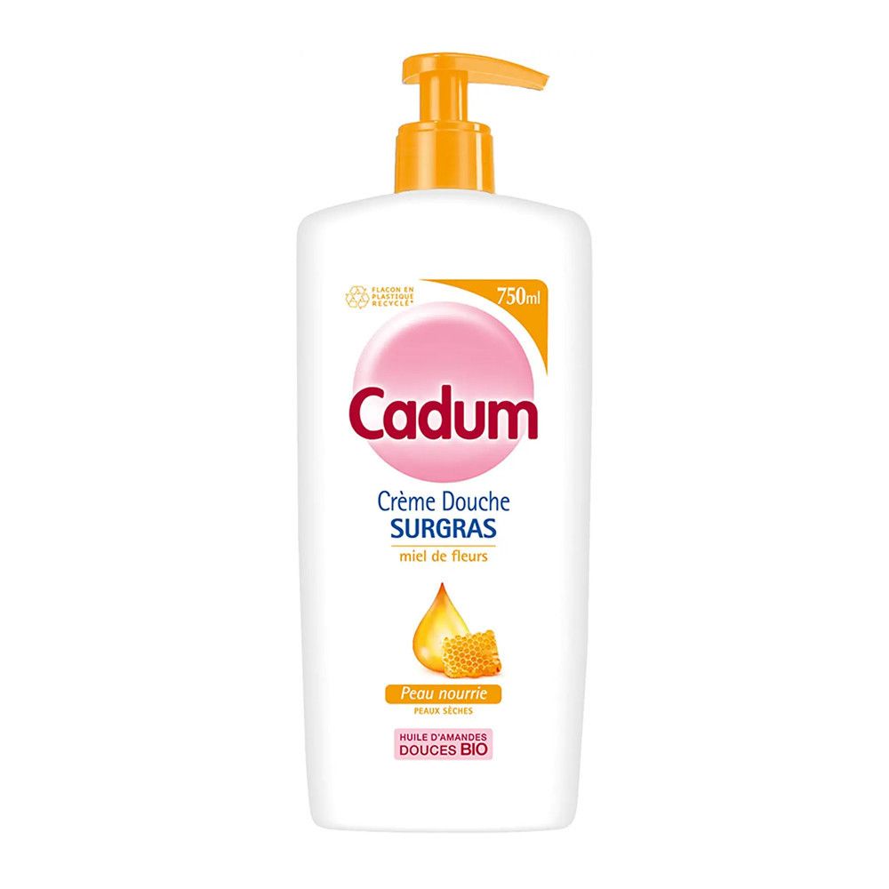 Cadum crème de douche surgras miel 750ml - vue 2