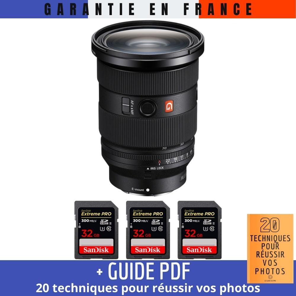 Sony FE 24 70mm F2.8 GM II + 3 SanDisk Extreme PRO UHS II SDXC 300 MB/ + Guide PDF '20 TECHNIQUES POUR RÉUSSIR VOS PHOTOS - vue 2