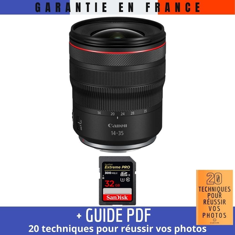 Canon RF 14 35mm f/ IS USM + 1 SanDisk Extreme PRO UHS II SDXC 300 MB/ + Guide PDF '20 TECHNIQUES POUR RÉUSSIR VOS PHOTOS - vue 2