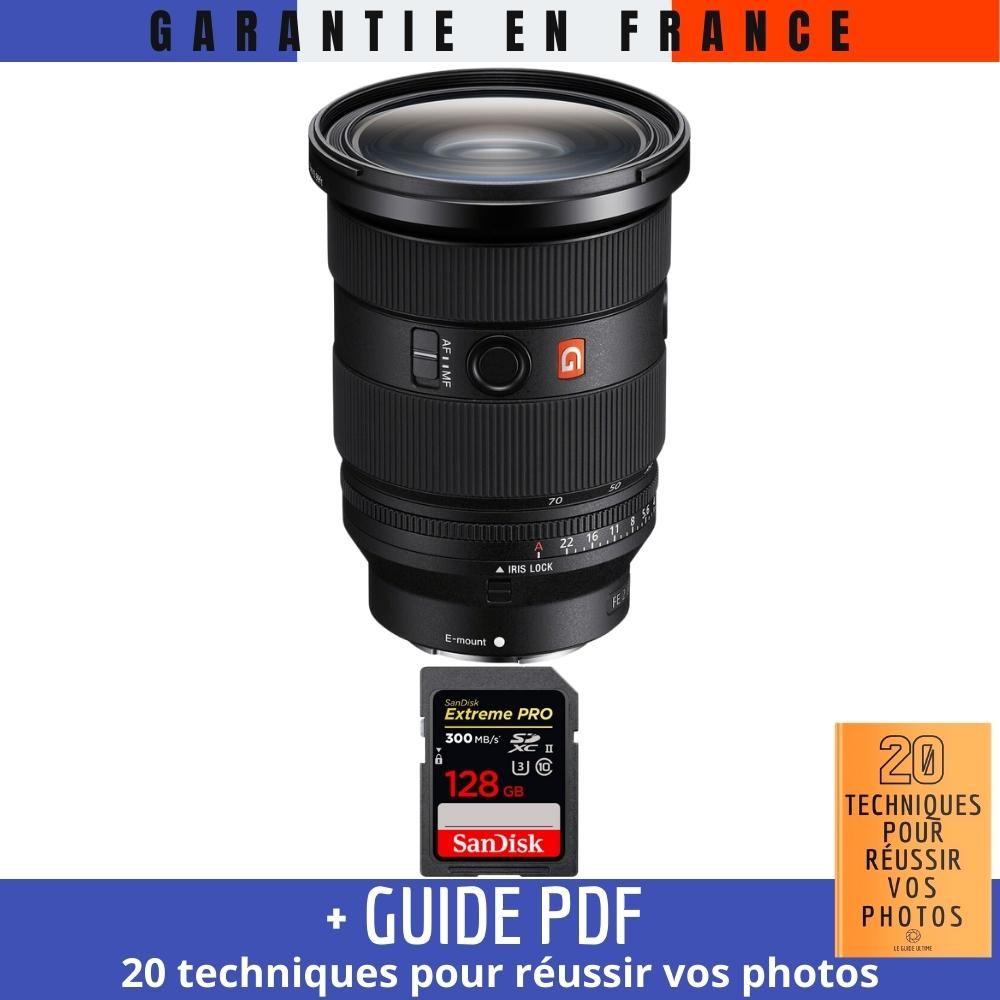 Sony FE 24 70mm F2.8 GM II + 1 SanDisk Extreme PRO UHS II SDXC 300 MB/ + Guide PDF '20 TECHNIQUES POUR RÉUSSIR VOS PHOTOS