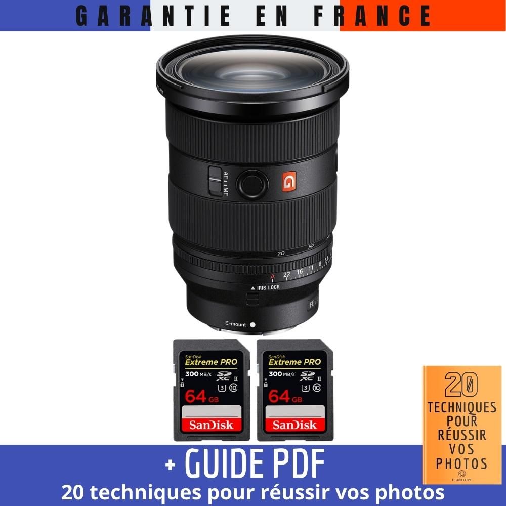 Sony FE 24 70mm F2.8 GM II + 2 SanDisk Extreme PRO UHS II SDXC 300 MB/ + Guide PDF '20 TECHNIQUES POUR RÉUSSIR VOS PHOTOS - vue 2