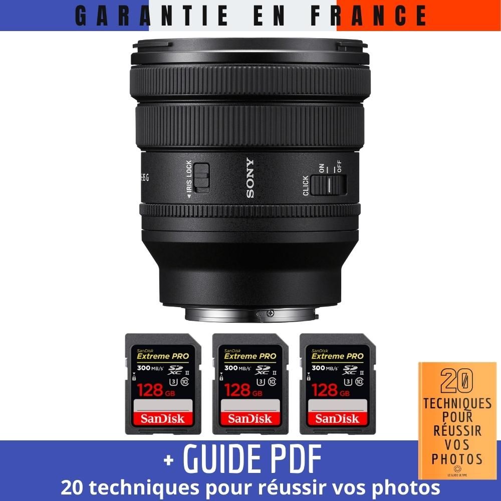 Sony FE 16 35mm PZ F4 G + 3 SanDisk Extreme PRO UHS II SDXC 300 MB/ + Guide PDF '20 TECHNIQUES POUR RÉUSSIR VOS PHOTOS - vue 3