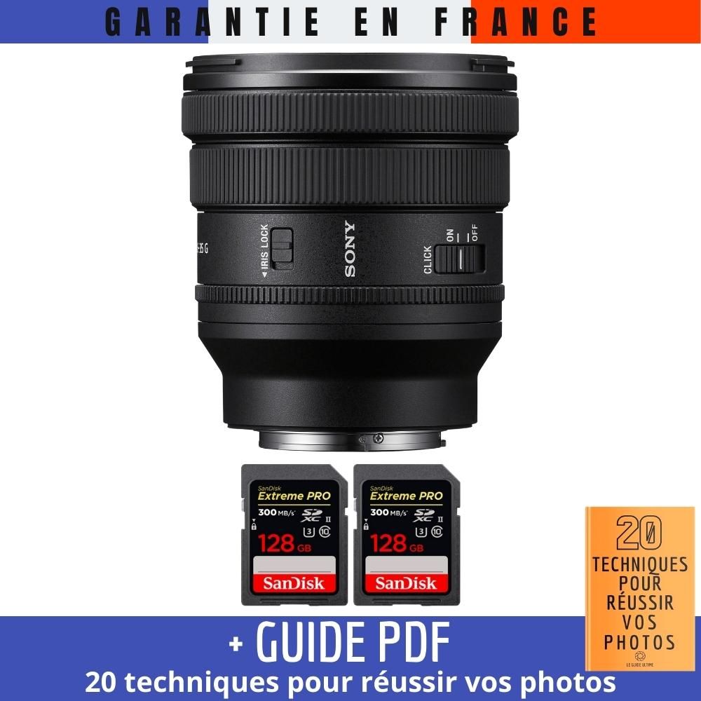 Sony FE 16 35mm PZ F4 G + 2 SanDisk Extreme PRO UHS II SDXC 300 MB/ + Guide PDF '20 TECHNIQUES POUR RÉUSSIR VOS PHOTOS