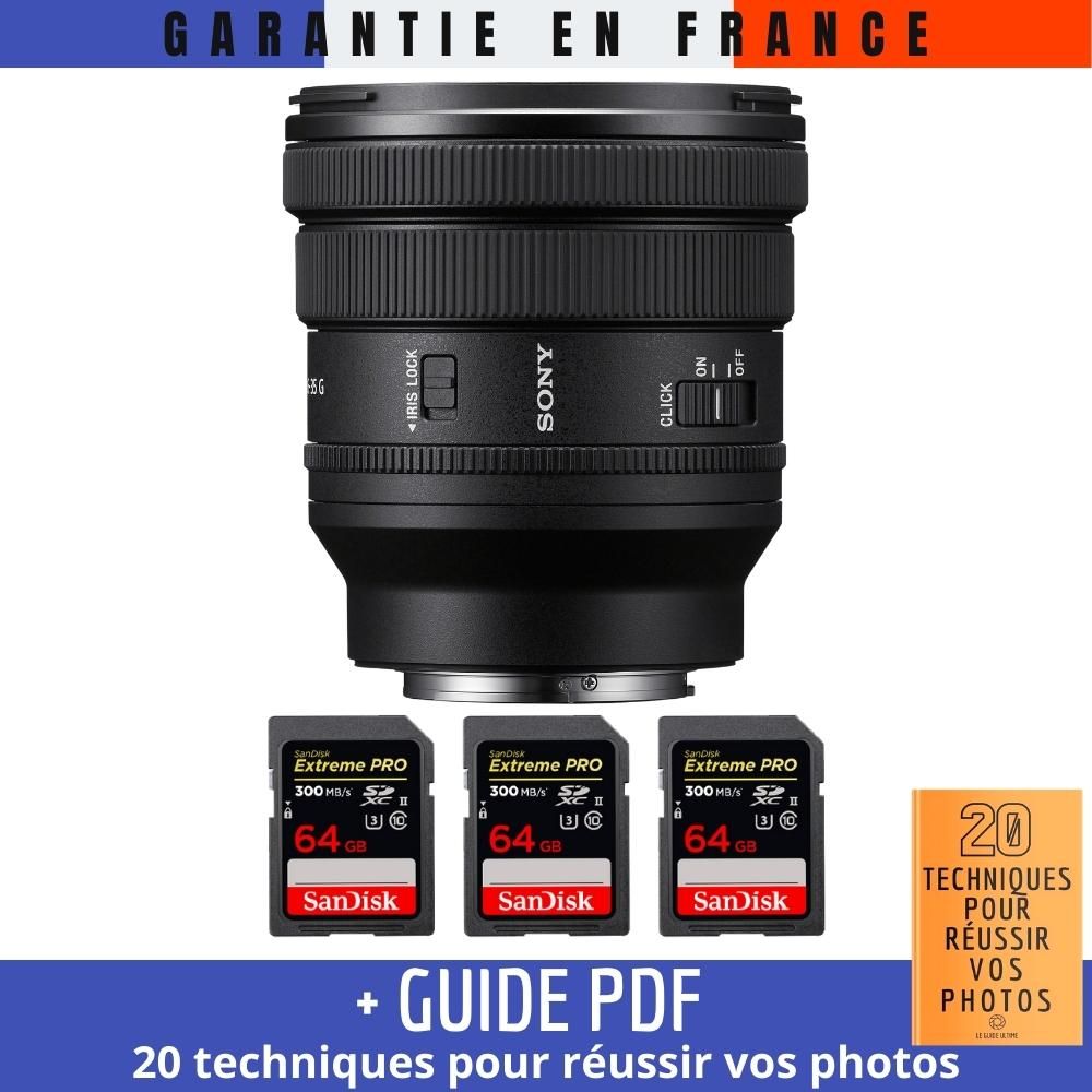 Sony FE 16 35mm PZ F4 G + 3 SanDisk Extreme PRO UHS II SDXC 300 MB/ + Guide PDF '20 TECHNIQUES POUR RÉUSSIR VOS PHOTOS - vue 2