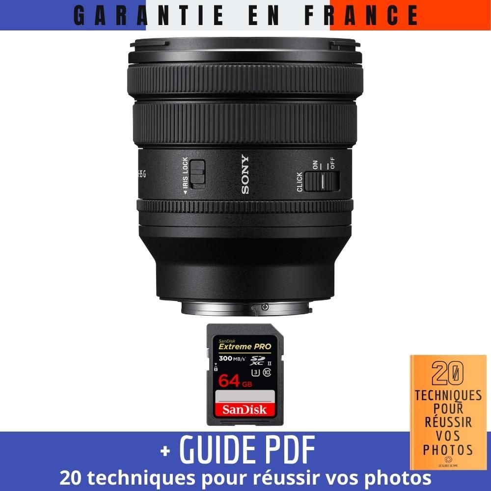 Sony FE 16 35mm PZ F4 G + 1 SanDisk Extreme PRO UHS II SDXC 300 MB/ + Guide PDF '20 TECHNIQUES POUR RÉUSSIR VOS PHOTOS - vue 2