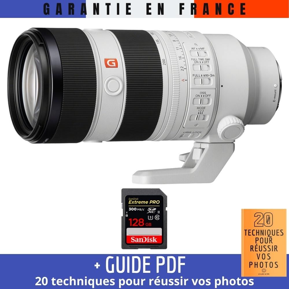 Sony FE 70 200mm F2.8 GM OSS II + 1 SanDisk Extreme PRO UHS II SDXC 300 MB/ + Guide PDF '20 TECHNIQUES POUR RÉUSSIR VOS PHOTOS