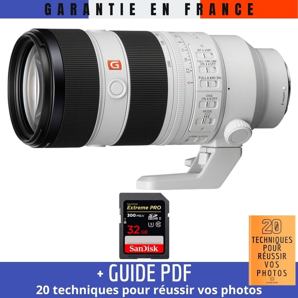 Sony FE 70 200mm F2.8 GM OSS II + 1 SanDisk Extreme PRO UHS II SDXC 300 MB/ + Guide PDF '20 TECHNIQUES POUR RÉUSSIR VOS PHOTOS - vue 2